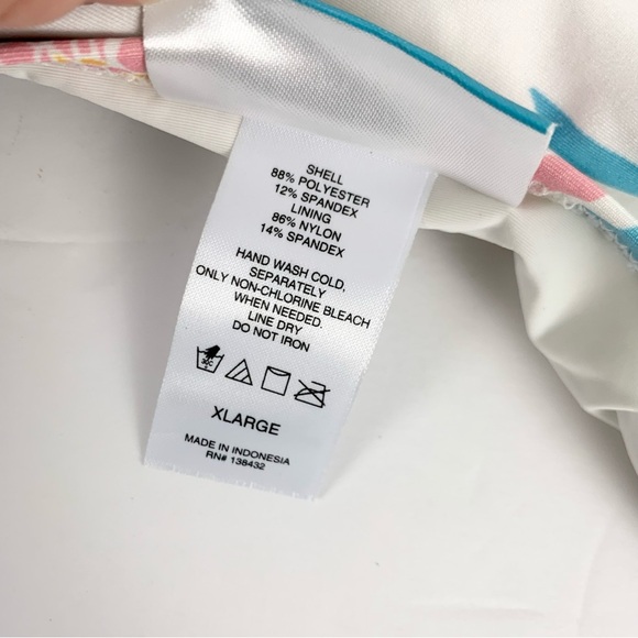 ModCloth Siena Floral One Piece Cutout Swimsuit XL - Picture 7 of 15